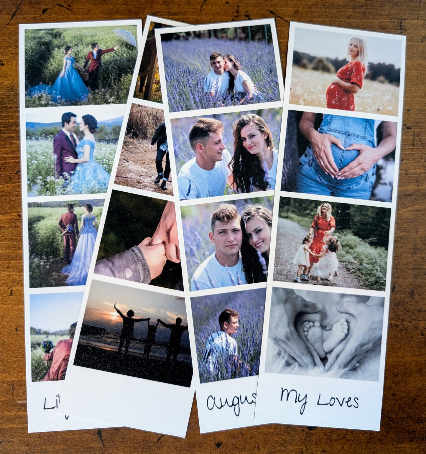 Photo Booth Style Magnet Strips