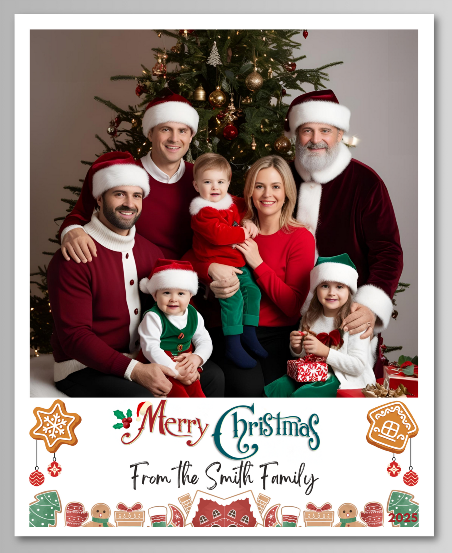 Christmas Photo Magnet Card