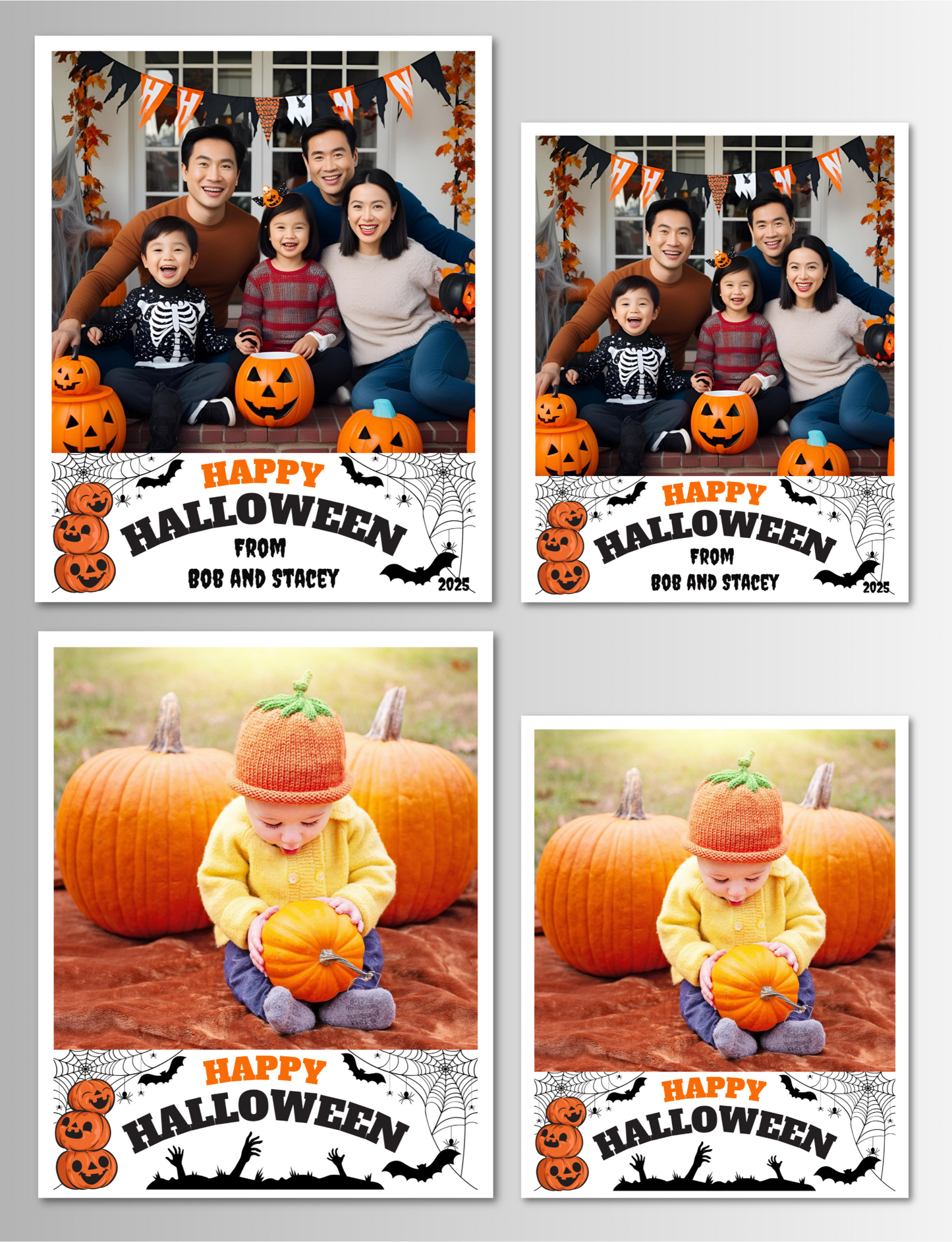 Halloween Photo Magnet Card
