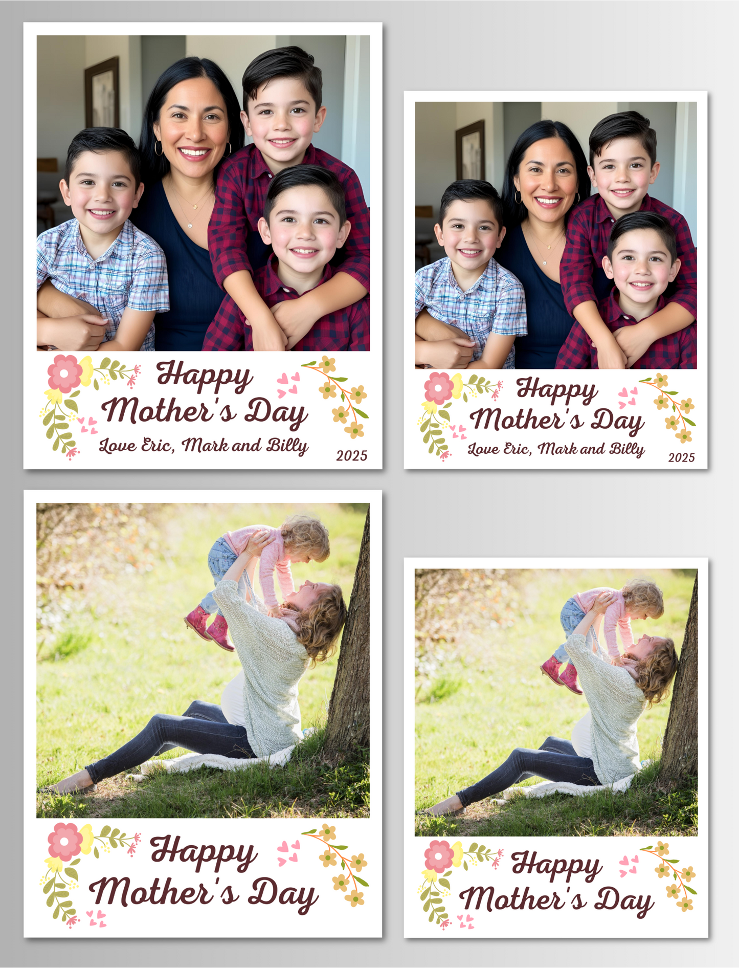 Mother's Day Photo Magnet Card
