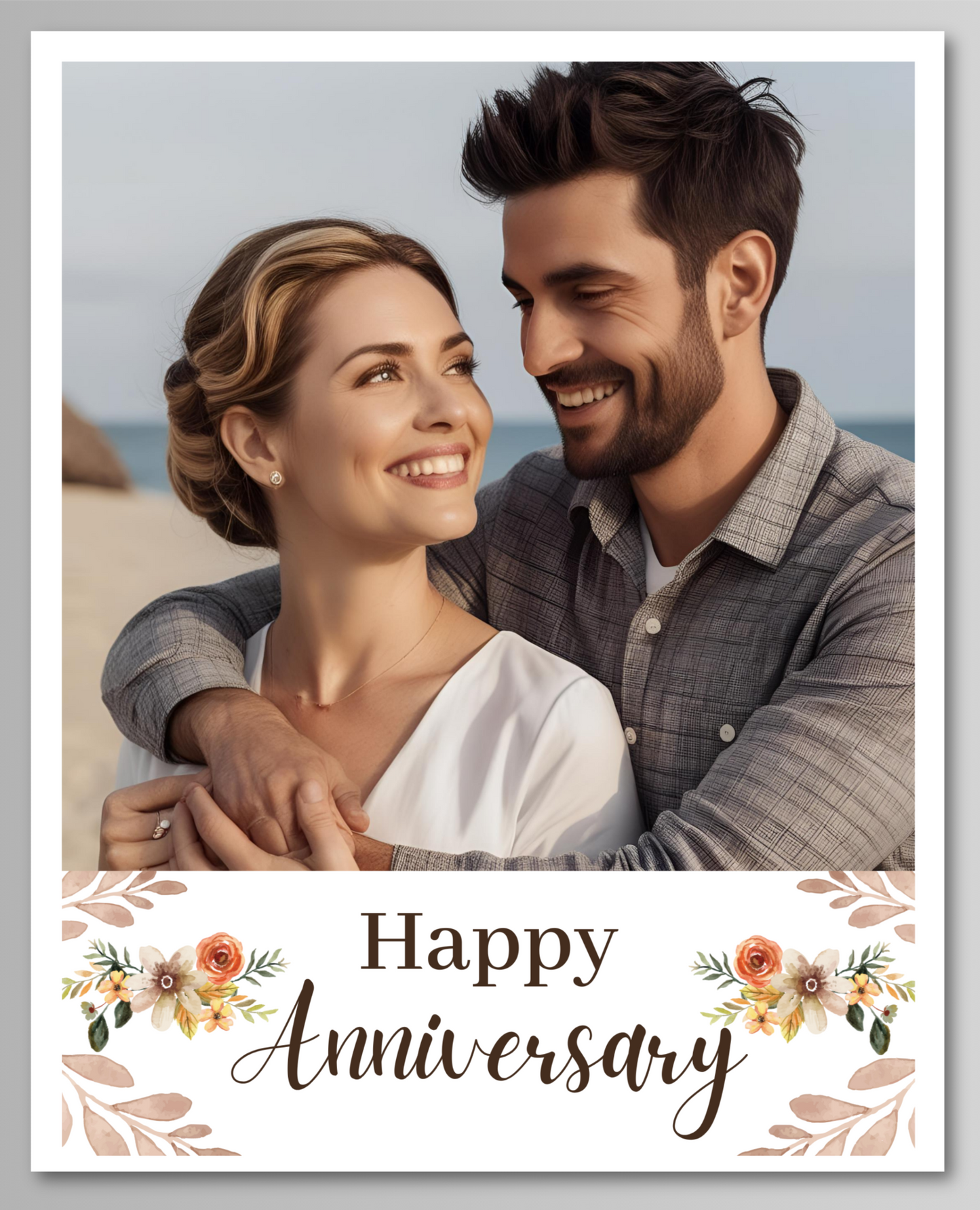 Anniversary Photo Magnet Card