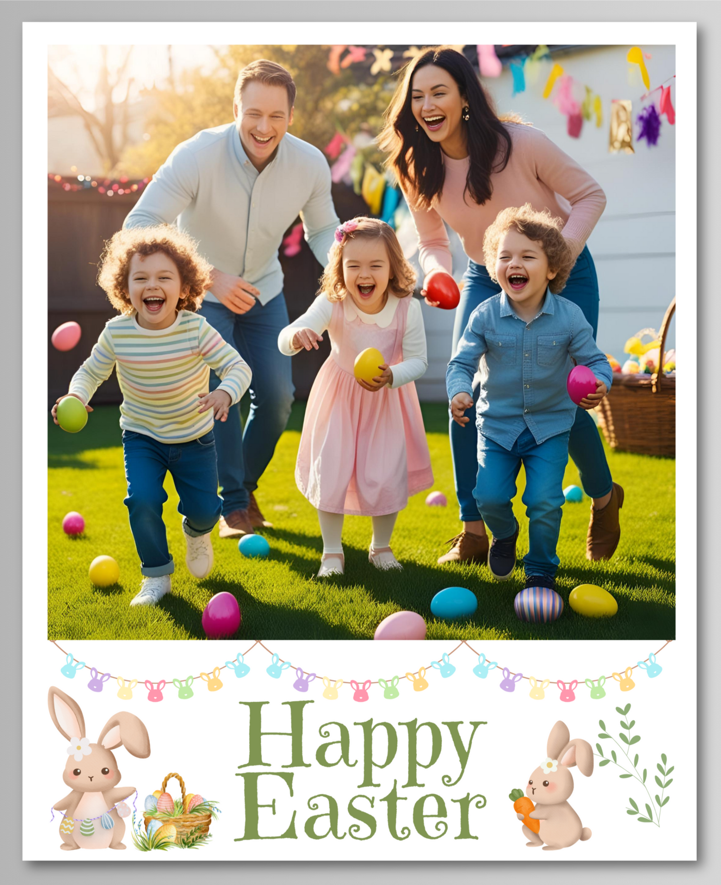 Easter Photo Magnet Card