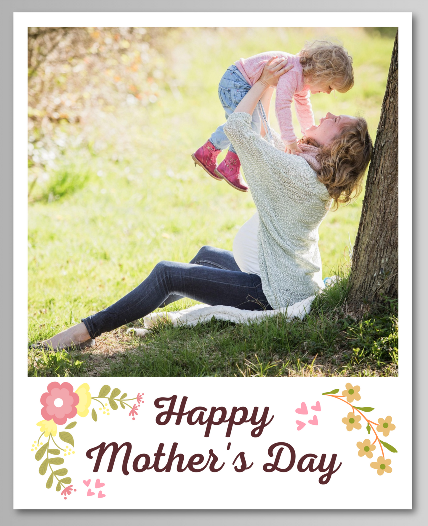 Mother's Day Photo Magnet Card