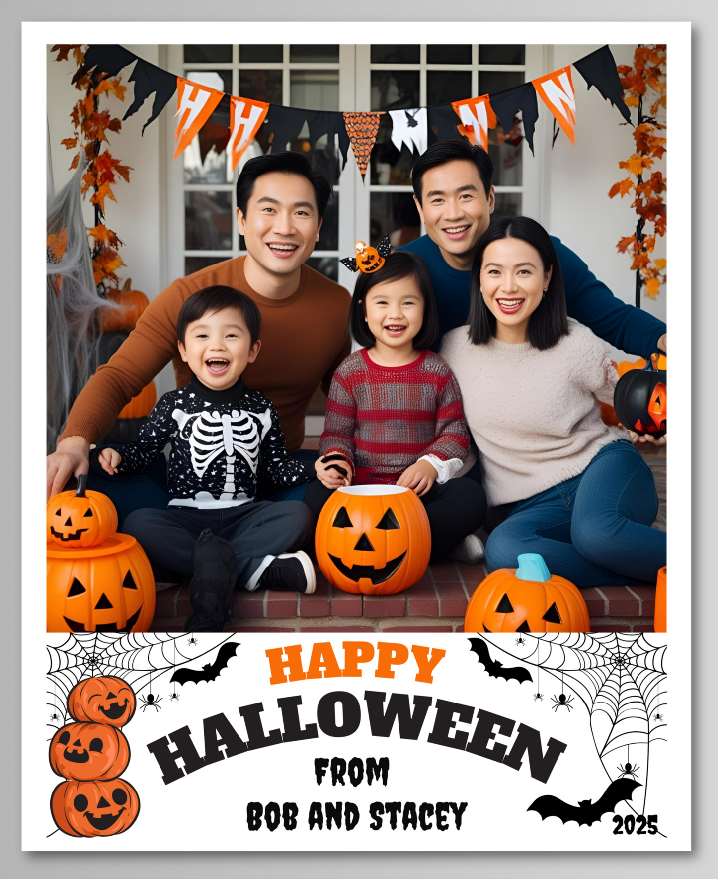 Halloween Photo Magnet Card